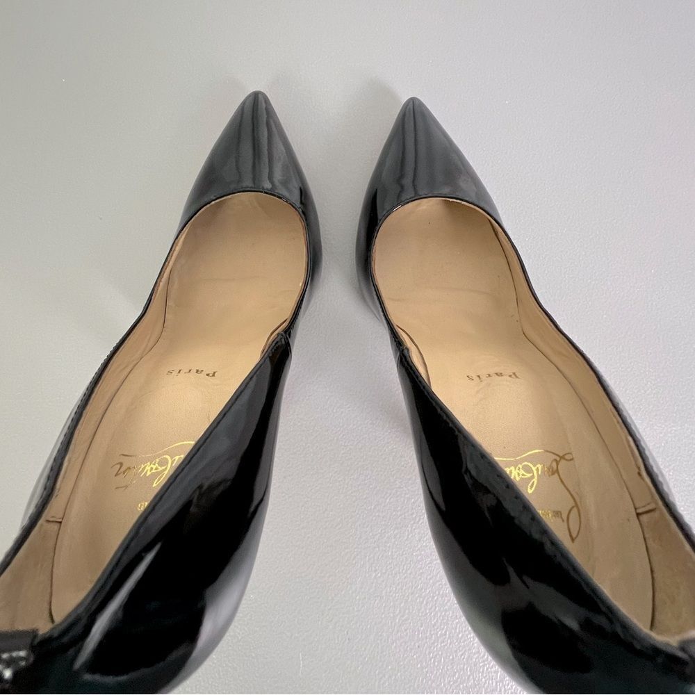 CHRISTIAN LOUBOUTIN SO KATE WOMENS BLACK STILETTOS SIZE 40 (10) - Picture 7 of 15